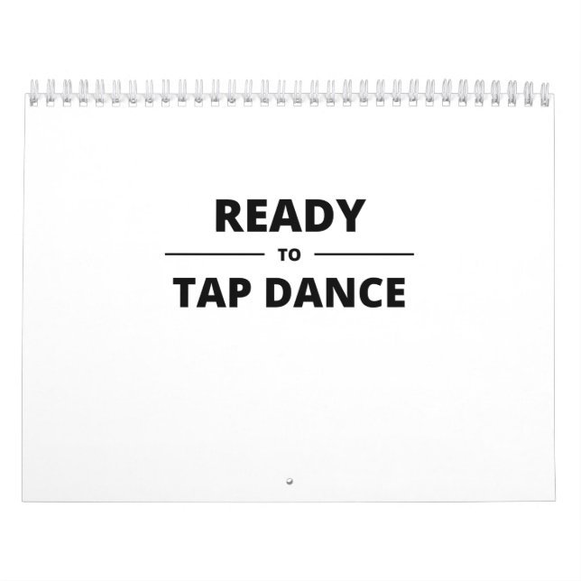 CALENDÁRIO READY TO TAP DANCE (Capa)