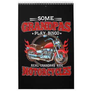 Calendário Real Grandpas Ride Motocicletas