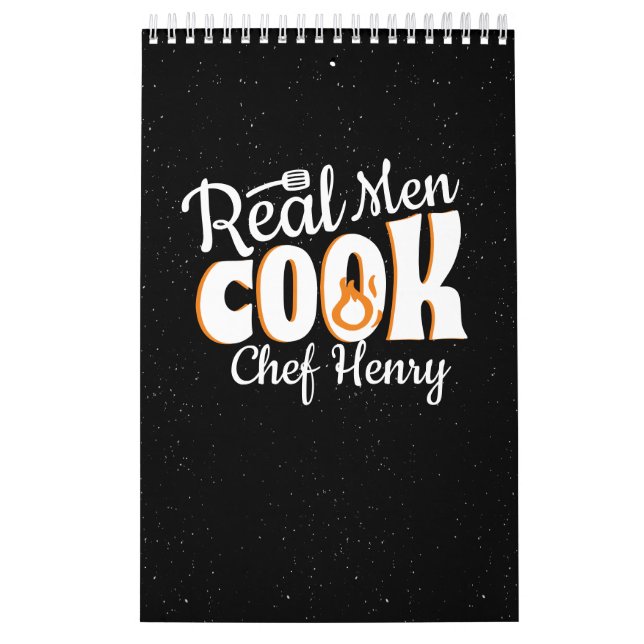 Calendário Real Men Cook (Capa)