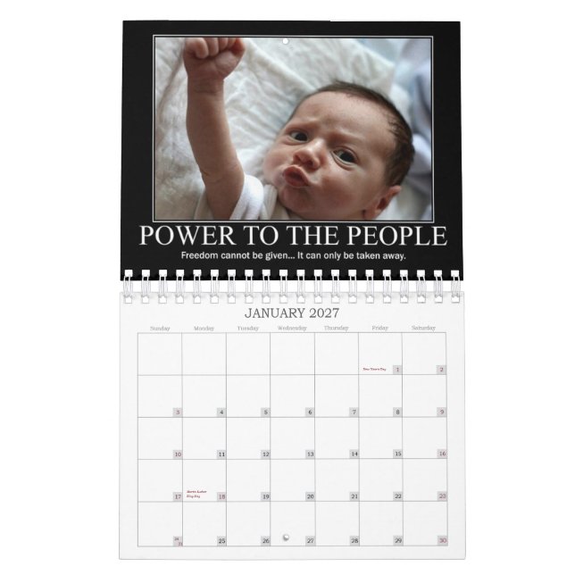 Calendário rebelde do desafio (Jan 2027)