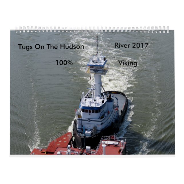 Calendário Reboquees no Rio Hudson 2017 (Capa)