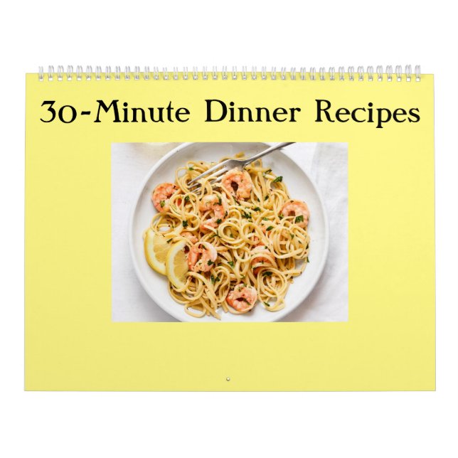 Calendário Receitas Jantadas de 30 Minutos (Capa)