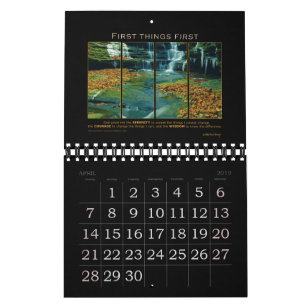 Calendário Recuperação do slogan das citações de Grant do