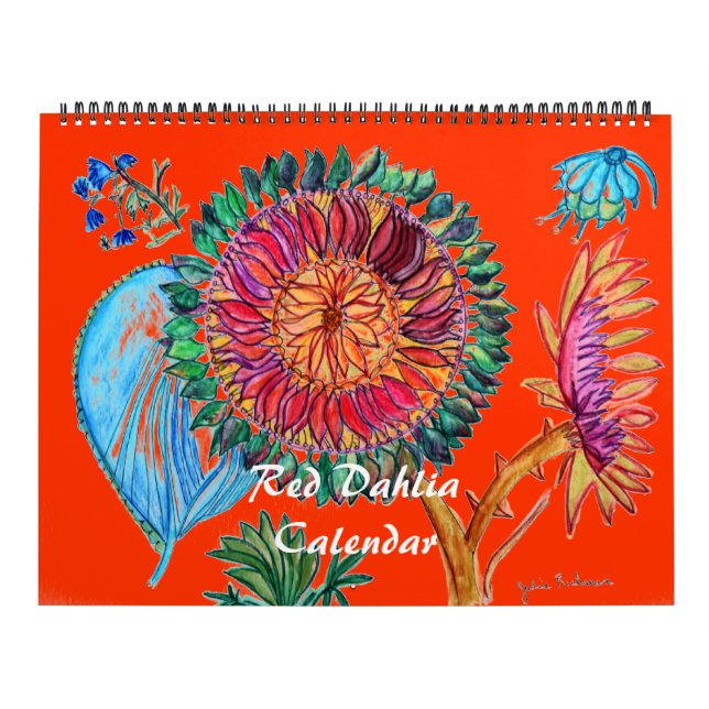 Calendário Red Dahlia Calendar (Capa)