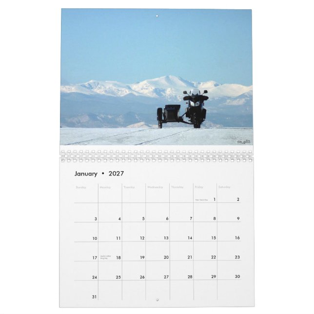 Calendário redondo dos cavaleiros 2013 do ano (Jan 2027)
