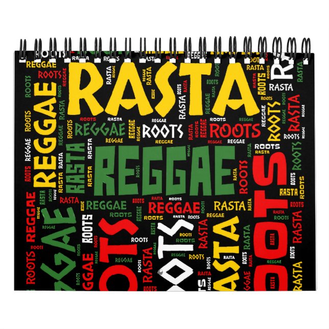 Calendário Reggae - Pequeno (Capa)