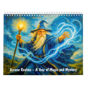 Calendário Reinos Arcanos – Um Ano de Magia e Mistério