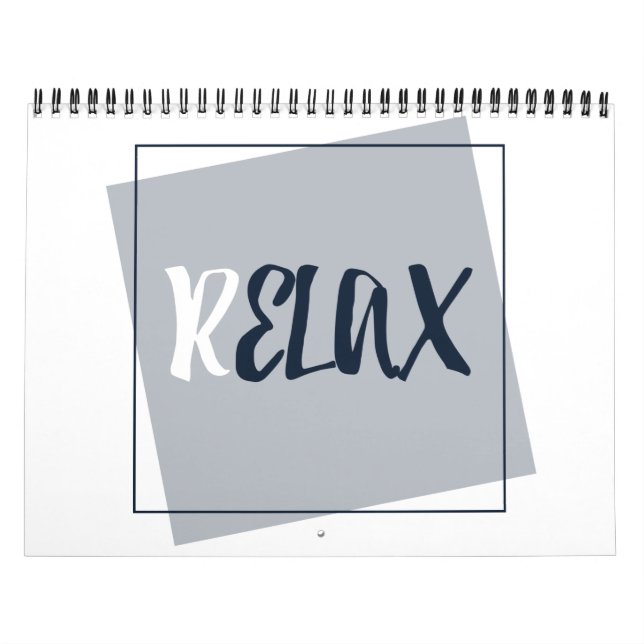 Calendário Relájate | Relax (Capa)