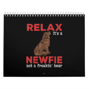 Calendário Relaxe é um novo   Cachorro-legítimo da Terra No