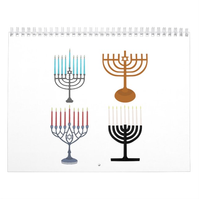Calendário Religião Judaica Hanukkah (Capa)