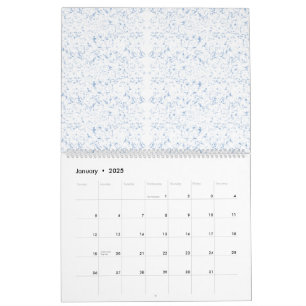 Calendário Repetindo, sutil, texturizado, tela branca de fund