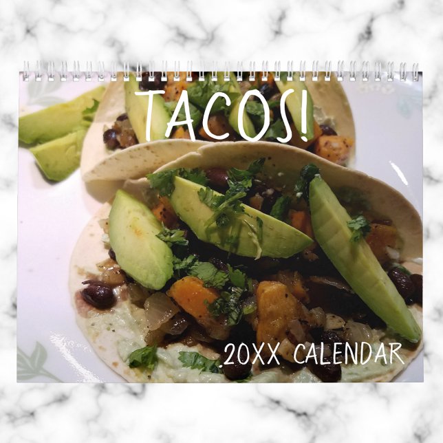 Calendário Restaurante de Comida mexicana do Taco Lover (Criador carregado)