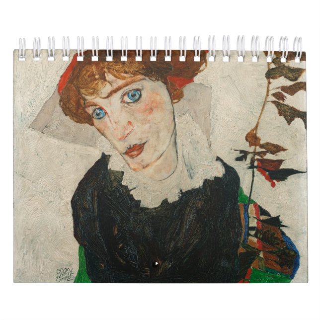 Calendário Retrato de Wally por Egon Schiele (Capa)