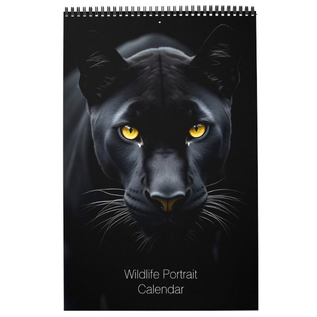 Calendário Retrato de Wildlife (Capa)