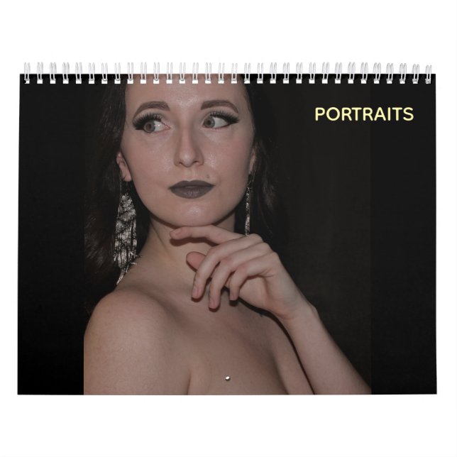 Calendário Retratos de Lindas Jovens Mulheres (Capa)