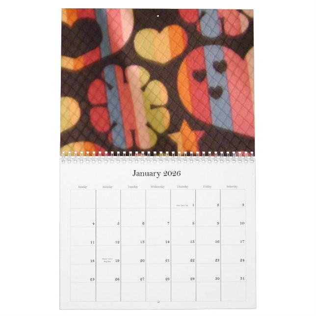 Calendário retro (Jan 2026)