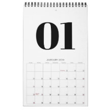 Retro Black and White Typography No Photo 2026