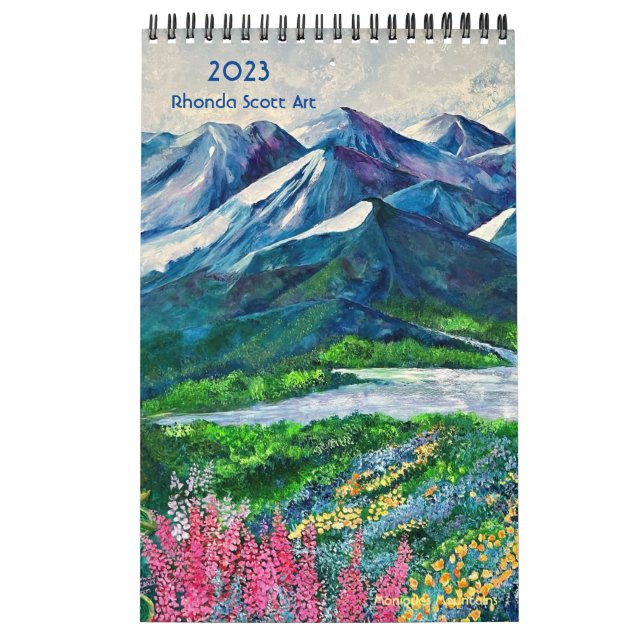 Calendário Rhonda Scott Art 2023 Small Calendar (Capa)