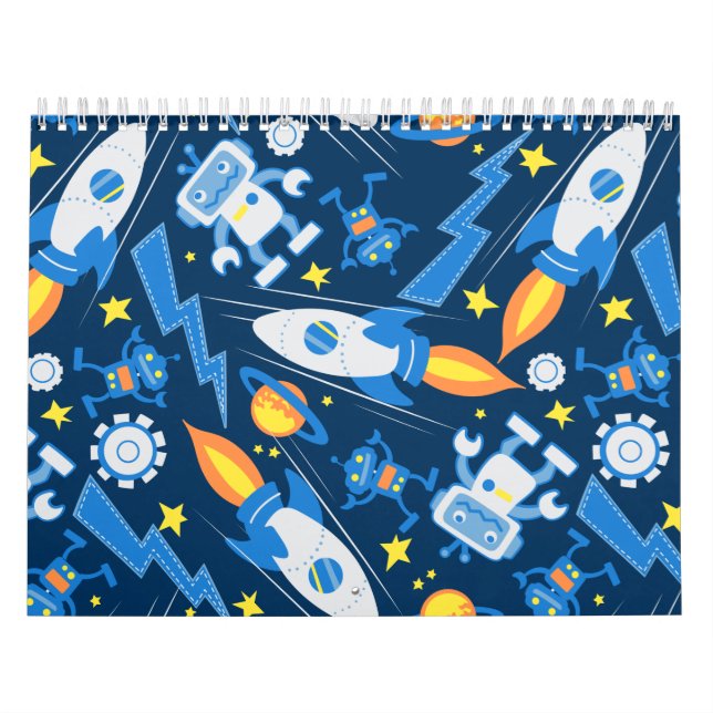 Calendário Robô espacial (Capa)