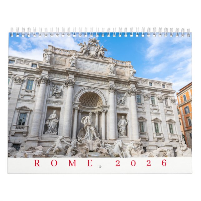 Calendário Roma 2026 (Capa)