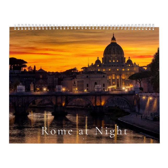 Calendário Roma à noite (Capa)