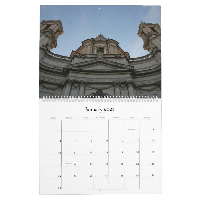 Calendário Roma, Italia 2013 (Jan 2027)