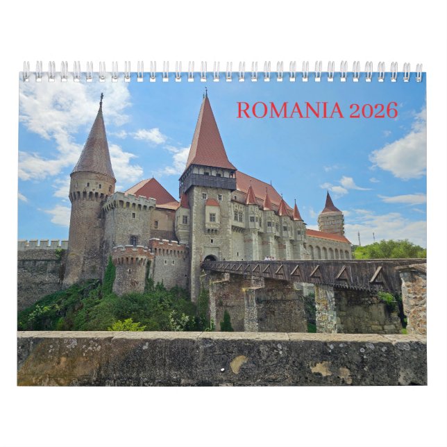 Calendário Romania 2026 calendar (Capa)
