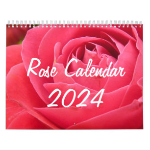 Calendário Rosa Calendar 2024