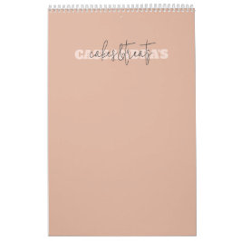 Calendário Rosa Dourado para empresa personalizada