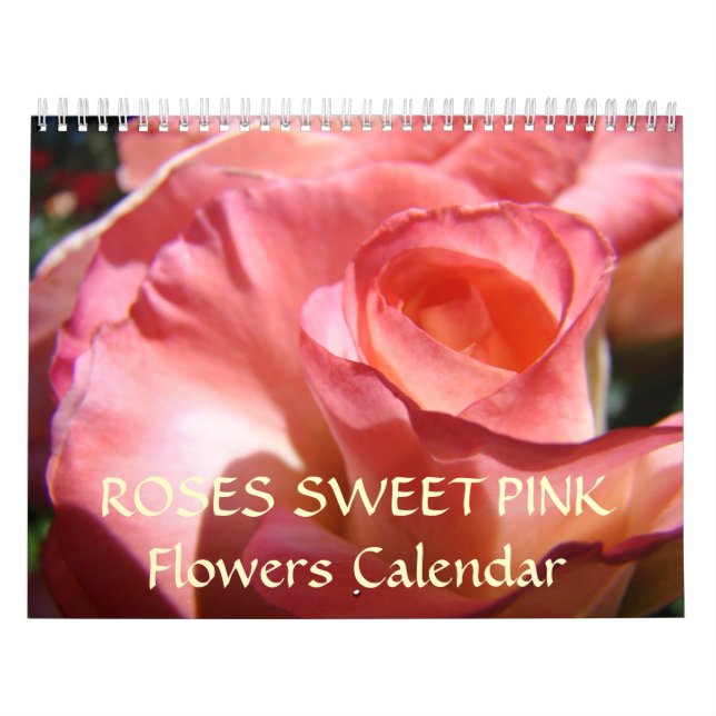 Calendário ROSAS DOCES ROSAS PINK FLOWERS (Capa)