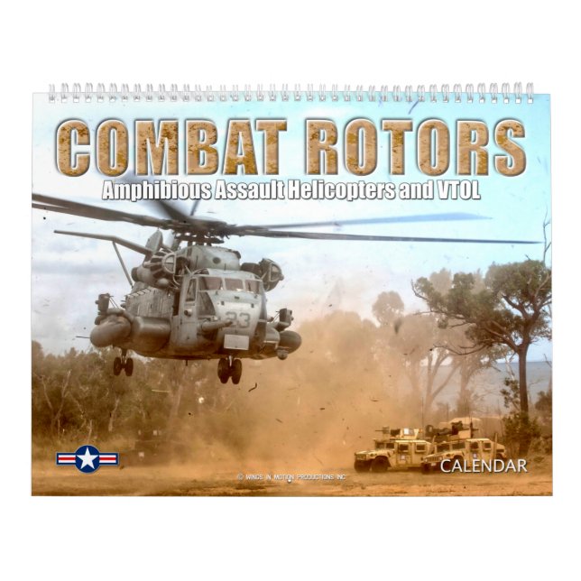Calendário ROTORISTAS DE COMBATE - Motografia de Assalto Anfí (Capa)