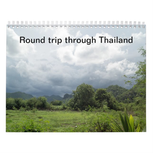 Calendário Round trip through Thailand (Capa)
