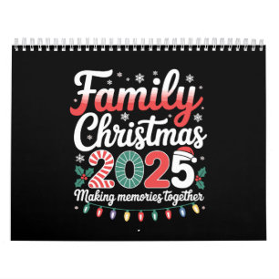 Calendário Roupa Combinada de Natal da Família 2025 Esquadrão