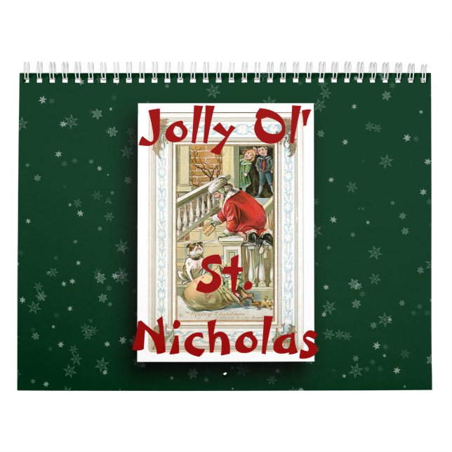 Calendário Rua de Jolly Ol, Natal de Nicholas (Capa)