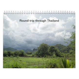 Calendário Rundreise durch Thailand Kalender