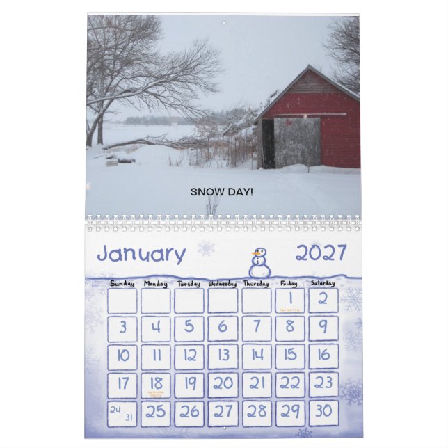 Calendário rural dos bens de América (Jan 2027)