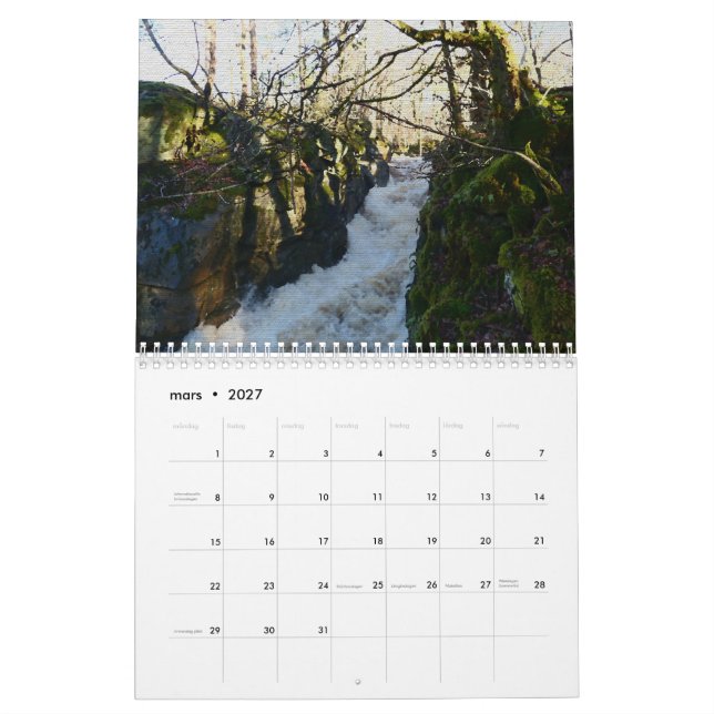 Calendário Rural Sweden Calendar 2023 (Mar 2027)
