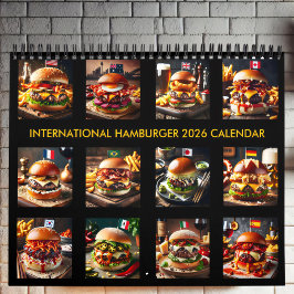 Calendário Sabor do Mundo: 2026 Hambúrgueres Internacionais