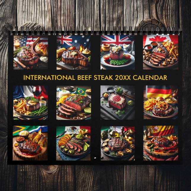 Calendário Sabor do mundo: 20XX Bife Internacional de Carne B (Criador carregado)
