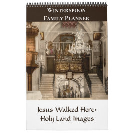 Calendário Sacred Sites in the Holy Land Calendar