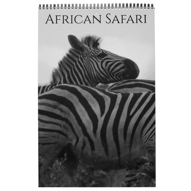 Calendário safari áfrica 2026 (Capa)