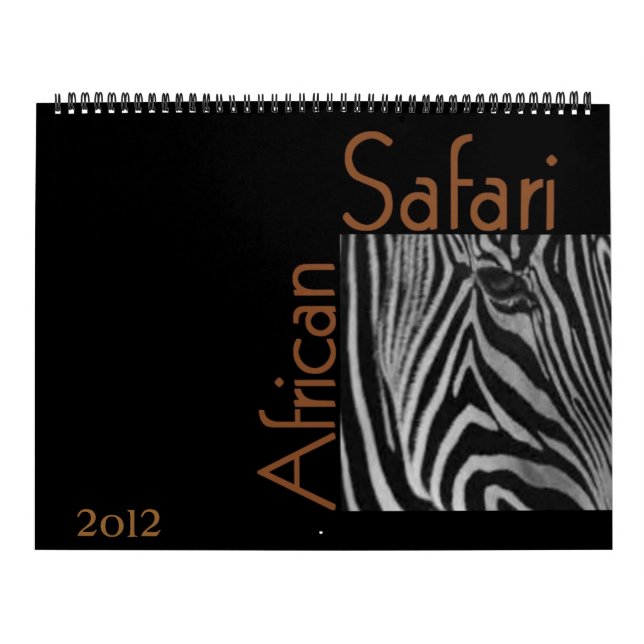 Calendário Safari Africano (Capa)