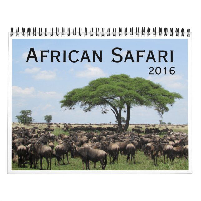 Calendário safari africano 2016 (Capa)