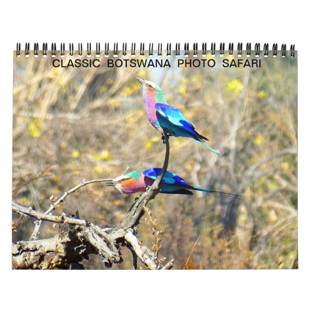 CALENDÁRIO SAFÁRI FOTOGRÁFICO CLÁSSICO EM BOTSUANA (Capa)