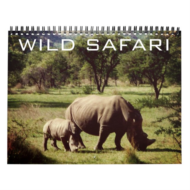 Calendário safari selvagem 2027 (Capa)
