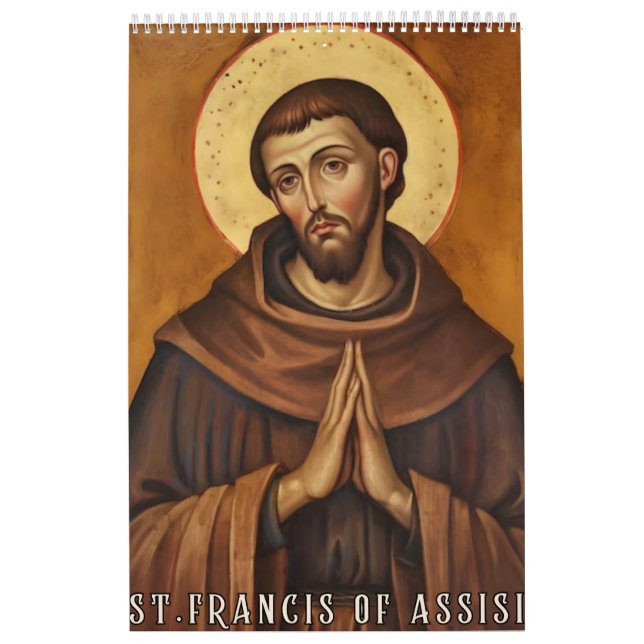 Calendário Saint Francis of Assisi – Inspirational Faith  (Capa)