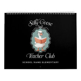 Calendário Sala de aula do Clube de Professores de Ganso de B