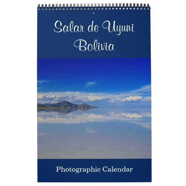 Calendário Salar de Uyuni Bolívia (Capa)