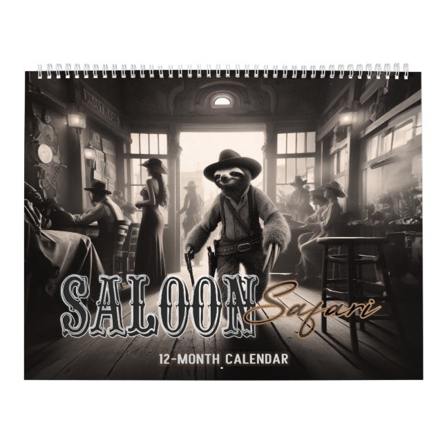 Calendário Saloon Safari (Capa)