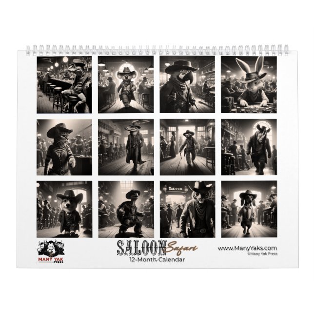 Calendário Saloon Safari Calendar (Capa)